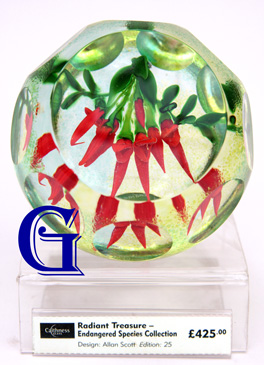 RADIANT TREASURE, Caithness Glass paperweight